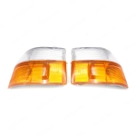 ชุด ไฟเลี้ยว ข้างซ้าย+ขวา 2 ชิ้น สีส้ม,ขาว สำหรับ Toyota Hiace Van ปี 1991-2001